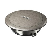 Лючок GES R2T пылевлагостойкий IP66, IK10, нагрузка 2039 кг, 40х140 мм (металл оксидированный) тубус  7408859  OBO Bettermann