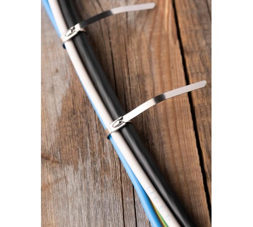 Хомут AISI 304 из нержавеющей стали, 7.9x200 (100 шт.) FlexLock PROximaplc-fl-tss-304-7.9x200EKF