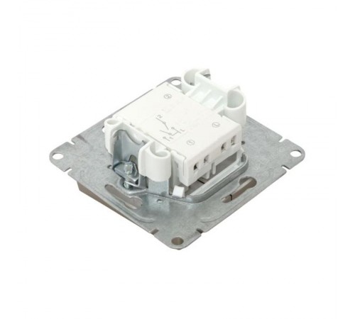 Механизм выключателя, двухклавишный, шампань Эпика  UP1-SWC-20 EKF