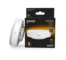 Лампа светодиодная GX53 11W 1050lm 3000K LED 1/10/100  108008111  Gauss