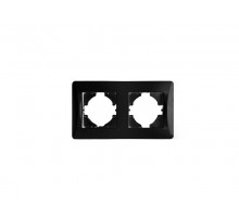 Рамка 2 поста (антрацит) серия BW  201222  SPL