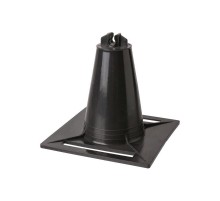 Держатель для плоской кровли универс. 120х120х100 мм c 1 фиксатором для прута 8 мм, без бетона,   SQ2402-3089  TDM