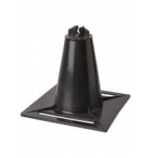 Держатель для плоской кровли универс. 120х120х100 мм c 1 фиксатором для прута 8 мм, без бетона,   SQ2402-3089  TDM