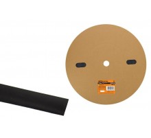Термоусаживаемая трубка ТУТнг 20/10 черная (100 м/ролл)   SQ0518-0056  TDM