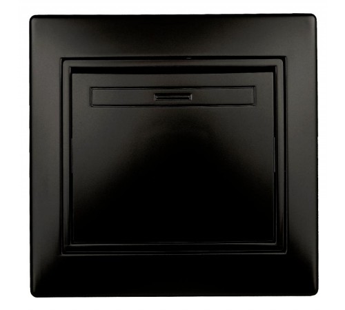 Переключатель  Plano 1-108-05 промежуточный, 10А-250В, IP20, СУ, антрацит   Б0053823  Intro