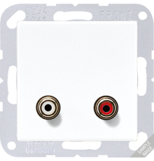 2x Cinch Audio (RCA) MAA1021 Jung