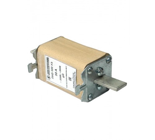 Плавкая вставка ПН2-100 У3 на 50А, медные ножи (ЭТ)  ET522880  Электротехник