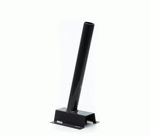 Кронштейн на столб для для консольного светильника PSL D40*1.5-GR серый под бандажную ленту  .5028180  Jazzway