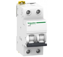 Выключатель автоматический двухполюсный iK60 16А C 6кА  A9K24216  Schneider Electric