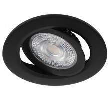Светильник светодиодный встраиваемый  KL LED 25A-5 4K BK SET 10 круглый поворотный черный 5Вт 4000К набор 10шт  Б0070937  ЭРА