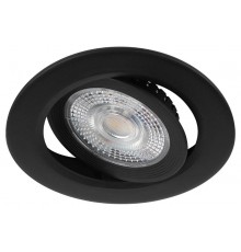 Светильник светодиодный встраиваемый  KL LED 25A-5 4K BK SET 10 круглый поворотный черный 5Вт 4000К набор 10шт  Б0070937  ЭРА