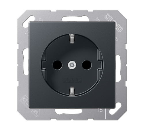 Штепсельная розетка SCHUKO 16A 250V~; термопласт; слоновая кость  A1520BF  Jung