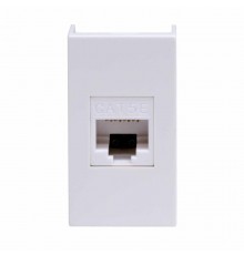 Viva белый розетка компьютерная RJ45 категория 5e UTP 1мод  45038  DKC