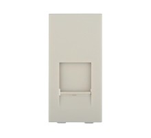 Накладка для розетки телефонной, компьютерной RJ, 45х22,5 мм (бежевый) LK45  853101  Ecoplast
