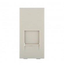 Накладка для розетки телефонной, компьютерной RJ,45х22,5мм (бежевый) LK45  853101-1  Ecoplast