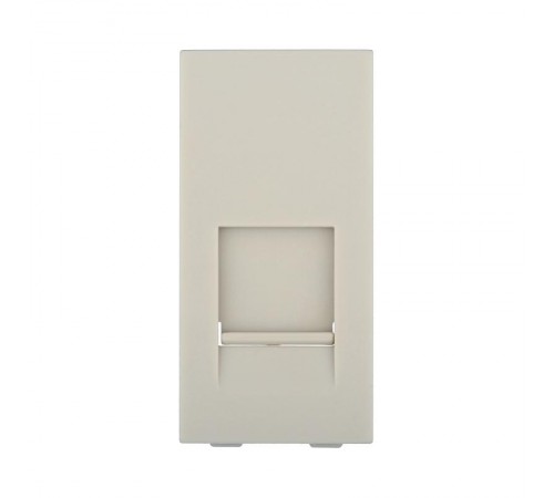 Накладка для розетки телефонной, компьютерной RJ, 45х22,5 мм (бежевый) LK45  853101  Ecoplast