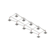 Опорная конструкция для установки оборудования TECHNORAPTOR STEELFOOT 1200х5000 тип 2  KM-TR-STF-SSEI-1200-5000-2  КМ - профиль