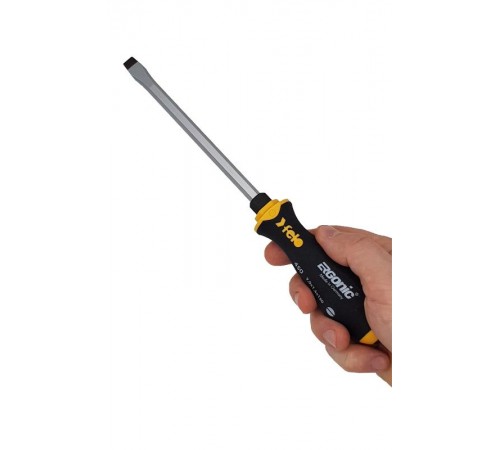Отвертка плоская шлицевая ударная Ergonic 9,0X1,6X150  45009040  Felo