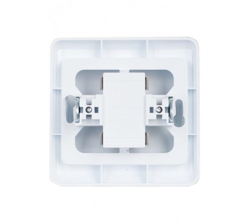 ВЕГА белый Выключатель 1-клавишный проходной 10А ВСп10-1-0-ВБ  EVV12-K01-10-DM  GENERICA