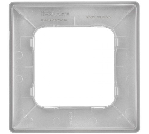 FLITE Classic Рамка 1-ая РУ-1-К-ФлА алюминий  FI-M12-32-20-K47  IEK