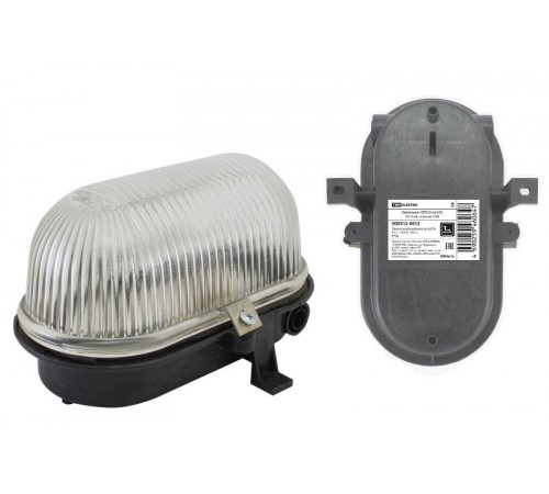 Светильник пылевлагозащищенный под лампу для ЖКХ НБП 02-60-030 (ПСХ-60, черный)  SQ0312-0012  TDM