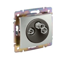 Valena Алюминий Розетка TV-FM-SAT единственная 5-2400 МГц 1,5 дБ  770135  Legrand