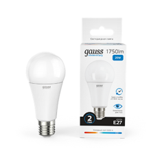 Лампа светодиодная LED 20Вт E27 220В 6500К Elementary A60  23239  Gauss