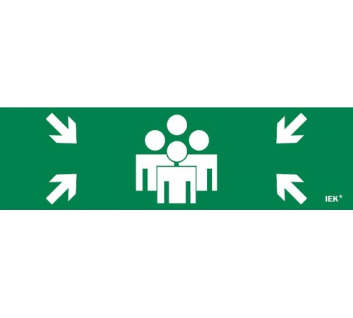 Этикетка самокл. 310х90мм "Место сбора"   LPC10-1-31-09-MSTS  IEK