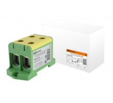 Клемма вводная силовая КВС 4 ввода 16-95 кв.мм. желтая/зеленаяTDM  SQ0833-0106  TDM