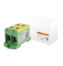 Клемма вводная силовая КВС 4 ввода 16-95 кв.мм. желтая/зеленаяTDM  SQ0833-0106  TDM