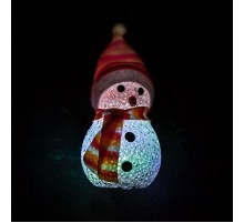 Фигура световая  "Снеговик" LT132, 1диодов  RGB, 3*AG13, 170*70мм, IP20  32983  FERON