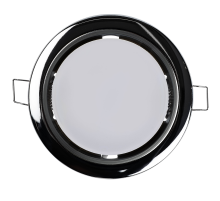 Светильник точечный встраиваемый под лампу ДВО PGX53 10639.6 15Вт GX53 IP20 хром глянцевый  1016768  Jazzway