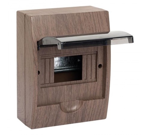 Щит распределительный навесной ЩРН-П- 6 темное дерево IP41 EKF PROxima  pb40-n-6-dark  EKF