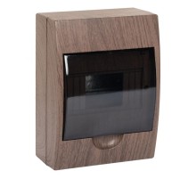 Щит распределительный навесной ЩРН-П- 6 темное дерево IP41 EKF PROxima  pb40-n-6-dark  EKF