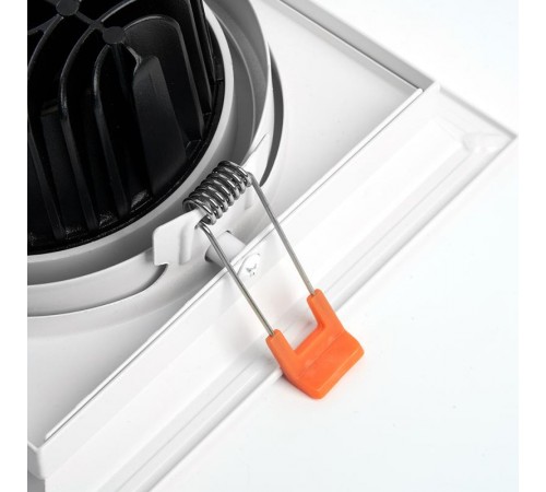 Светильник светодиодный встраиваемый карданный AL201, 1x20W, 1800 Lm, 4000К, 35 градусов, белый  29776  FERON