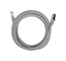 Патч-корд F/UTP CAT 6, RJ45-RJ45, 26AWG, LSZH, серый, 3м REXANT  02-0210-3  REXANT