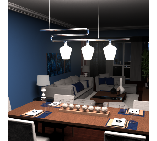 Лампа светодиодная Filament V160 9W 890lm 4100К Е27 milky LED 1/6  1016802209  Gauss