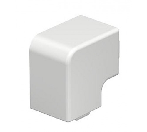 Крышка плоского угла кабельного канала WDK 40x40 мм (ПВХ,белый) (WDK HF40040RW)  6192831  OBO Bettermann