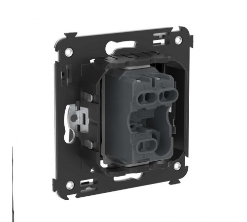 Кнопка одноклавишная в стену, "Avanti", "Черный квадрат"  4402153  DKC