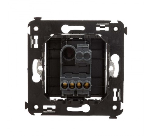 Кнопка одноклавишная в стену, "Avanti", "Черный квадрат"  4402153  DKC