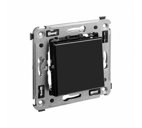 Кнопка одноклавишная в стену, "Avanti", "Черный квадрат"  4402153  DKC