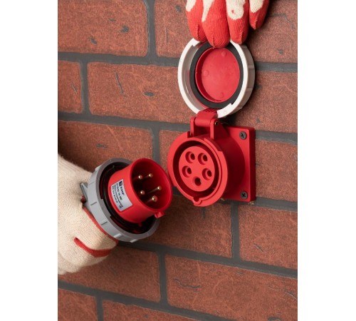 Розетка стационарная внутренняя 3152 3Р+РЕ+N 16А 380В IP67 EKF PROxima  ps-3152-16-380  EKF