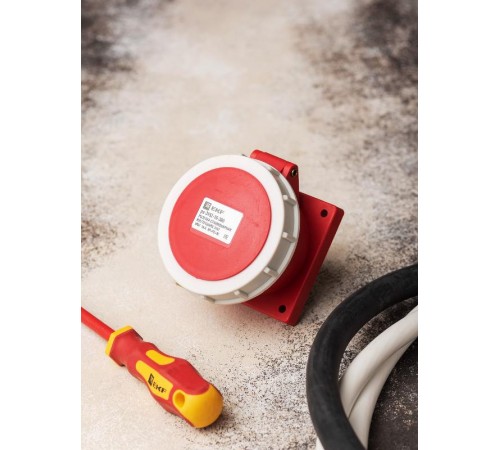 Розетка стационарная внутренняя 3152 3Р+РЕ+N 16А 380В IP67 EKF PROxima  ps-3152-16-380  EKF