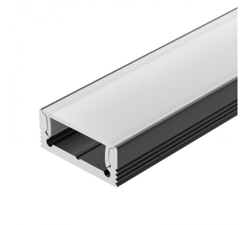 Профиль SL-SLIM-H7-2000 BLACK  037110  Arlight