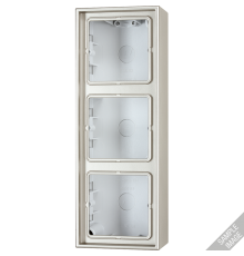 накладная коробка 3 пост  AL2583A-L  Jung