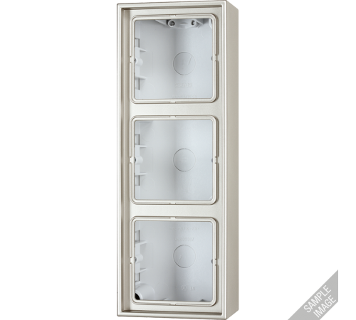 накладная коробка 3 пост  AL2583A-L  Jung