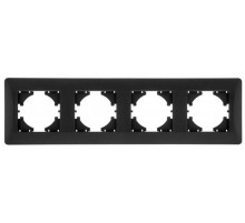 Ugra РАМКА 4-местная, цвет графит.  С1140-010  GUSI Electric