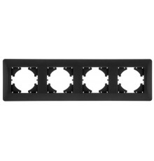 Ugra РАМКА 4-местная, цвет графит.  С1140-010  GUSI Electric