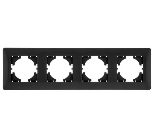 Ugra РАМКА 4-местная, цвет графит.  С1140-010  GUSI Electric