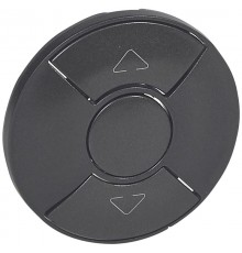 Celiane Графит Накладка выключателя жалюзийного  067955  Legrand